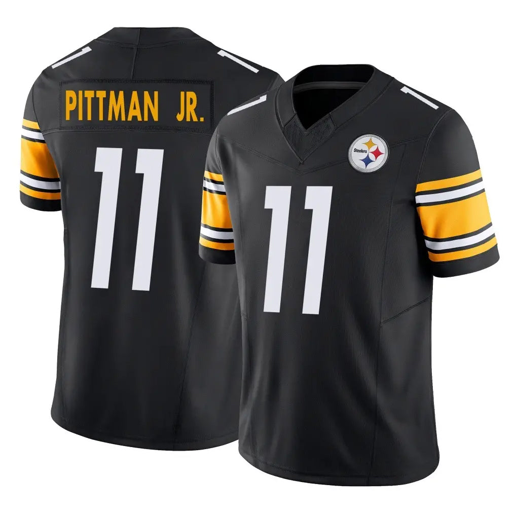 Punc P.Steelers #11 Michael Pittman Jr. Player Black Limited Vapor F.U.S.E. Home Game Stitched Jerseys