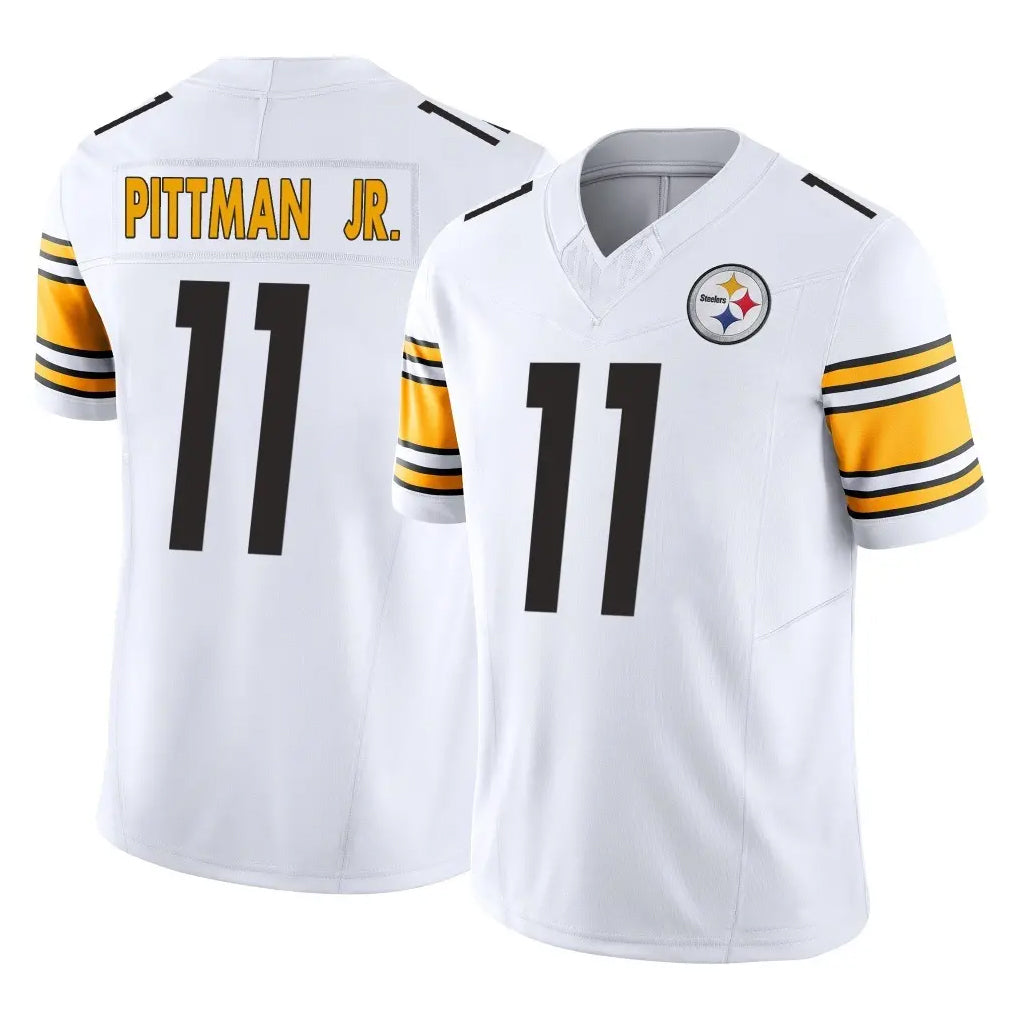 Punc P.Steelers #11 Michael Pittman Jr. Player White Limited Vapor F.U.S.E. Home Game Stitched Jerseys