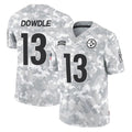 Punc P.Steelers #13 Rico Dowdle Player Arctic Camo Limited Salute To Service Home Game Stitched Jerseys