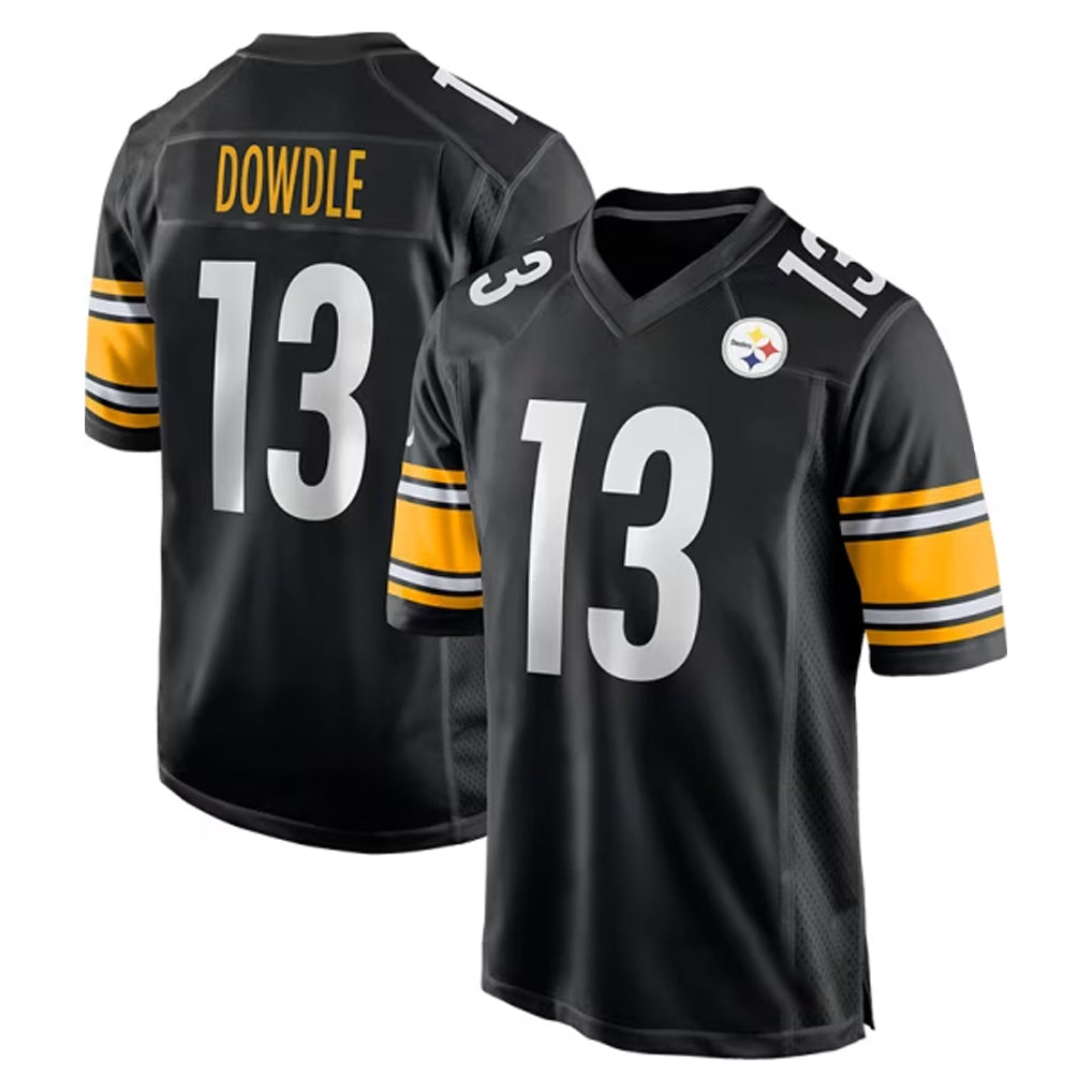 Punc P.Steelers #13 Rico Dowdle Player Black Home Game Stitched Jerseys