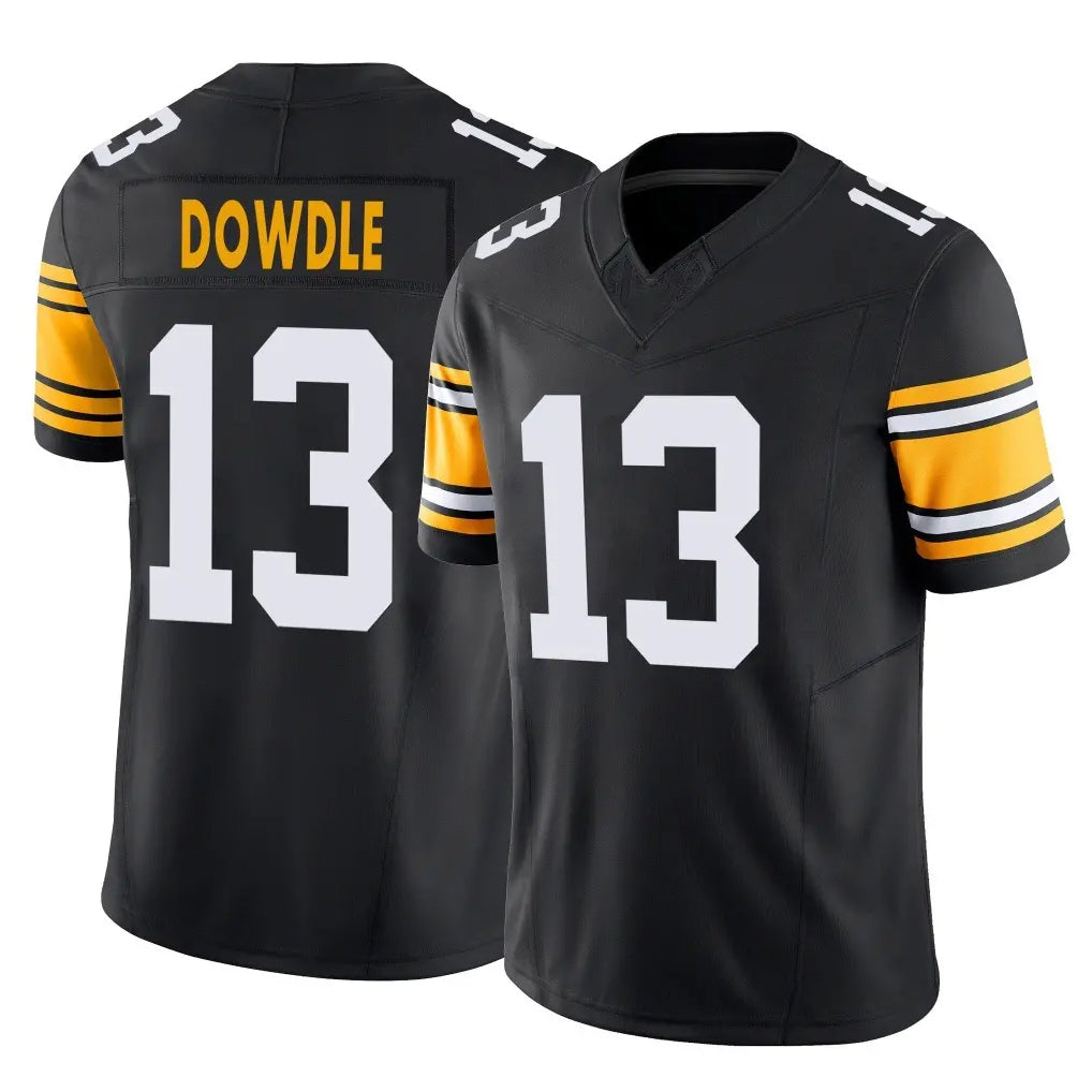 Punc P.Steelers #13 Rico Dowdle Player Black Limited Alternate Vapor F.U.S.E. Home Game Stitched Jerseys