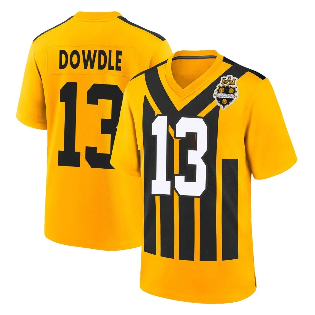 Punc P.Steelers #13 Rico Dowdle Player Gold Limited 1933 Throwback Home Game Stitched Jerseys