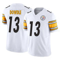 Punc P.Steelers #13 Rico Dowdle Player White Limited Vapor F.U.S.E. Home Game Stitched Jerseys
