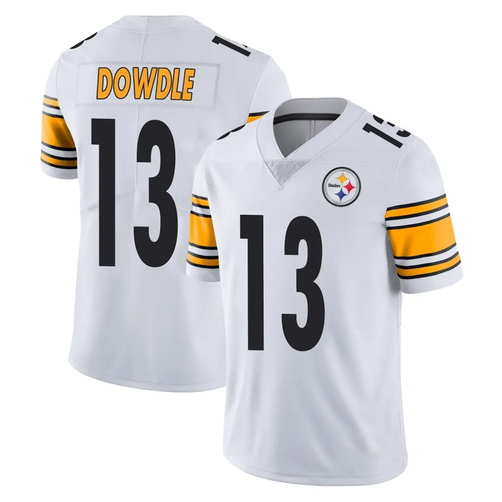 Punc P.Steelers #13 Rico Dowdle Player White Limited Vapor Untouchable Home Game Stitched Jerseys
