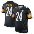 Punc P.Steelers #24 Joey Porter Jr. Black Legend American Stitched Jerseys