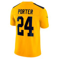 Punc P.Steelers #24 Joey Porter Jr. Gold Alternate 1933 Throwback Vapor F.U.S.E. Limited Stitched Jerseys