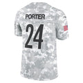 Punc P.Steelers #24 Joey Porter Jr. Limited Salute to Service Stitched Jerseys