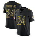 Punc P.Steelers #24 Joey Porter Jr. Player Black Impact Limited Home Game Stitched Jerseys