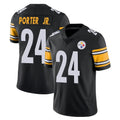 Punc P.Steelers #24 Joey Porter Jr. Player Black Limited Vapor Untouchable Home Game Stitched Jerseys