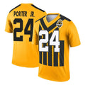 Punc P.Steelers #24 Joey Porter Jr. Player Gold Legend Limited 1933 Throwback Performance Home Game Stitched Jerseys