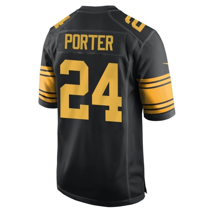 Punc P.Steelers #24 Joey Porter Jr. Replica Color Rush Stitched Jerseys