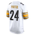 Punc P.Steelers #24 Joey Porter Jr. White Away Game Jerseys