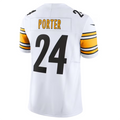 Punc P.Steelers #24 Joey Porter Jr. White Vapor F.U.S.E. Limited American Stitched Jerseys