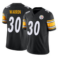 Punc P.Steelers #30 Jaylen Warren Player Black Limited Vapor F.U.S.E. Home Game Stitched Jerseys