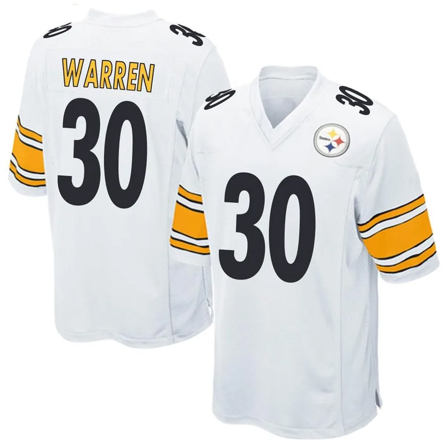Punc P.Steelers #30 Jaylen Warren Player Game White Stitched Jerseys