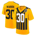 Punc P.Steelers #30 Jaylen Warren Player Gold Limited 1933 Throwback Home Game Stitched Jerseys