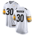 Punc P.Steelers #30 Jaylen Warren White Game American Stitched Jersey