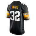 Punc P.Steelers #32 Franco Harris Black Alternate Retired Player Jerseys