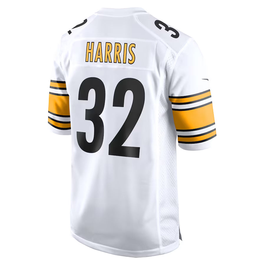 Punc P.Steelers #32 Franco Harris Player White Home Game Stitched Jerseys