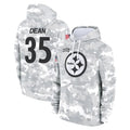 Punc P.Steelers #35 Jamel Dean Player Arctic Camo Limited Salute to Service Pullover Hoodies Game Stitched Jerseys