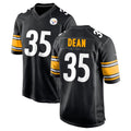 Punc P.Steelers #35 Jamel Dean Player Black Home Game Stitched Jerseys