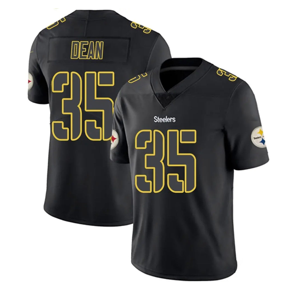 Punc P.Steelers #35 Jamel Dean Player Black Impact Limited Home Game Stitched Jerseys
