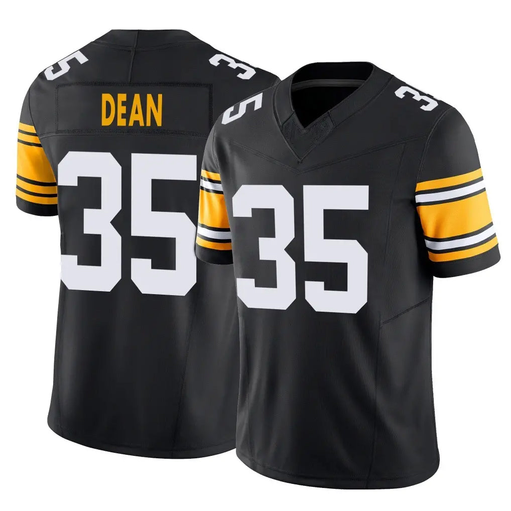 Punc P.Steelers #35 Jamel Dean Player Black Limited Alternate Vapor F.U.S.E. Home Game Stitched Jerseys