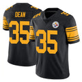Punc P.Steelers #35 Jamel Dean Player Black Limited Color Rush Home Game Stitched Jerseys