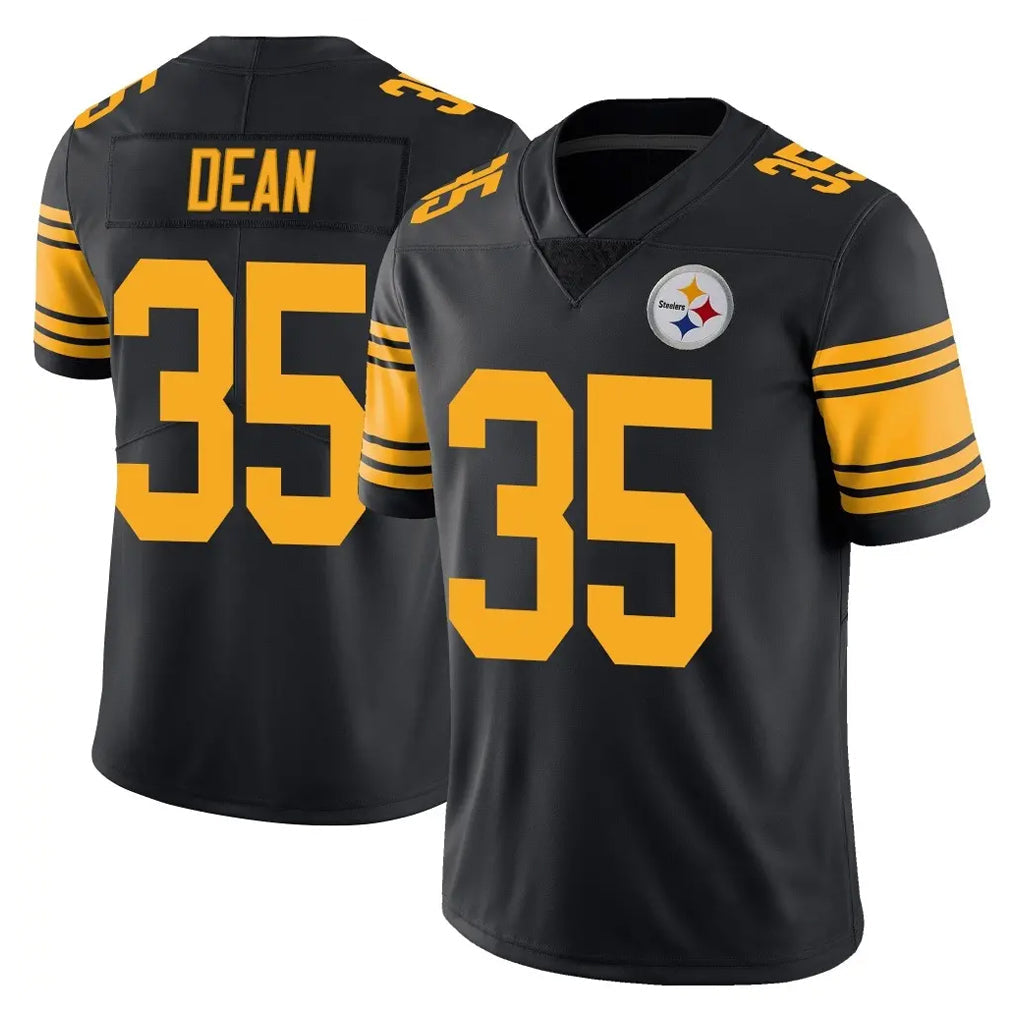 Punc P.Steelers #35 Jamel Dean Player Black Limited Color Rush Home Game Stitched Jerseys