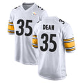 Punc P.Steelers #35 Jamel Dean Player White Home Game Stitched Jerseys