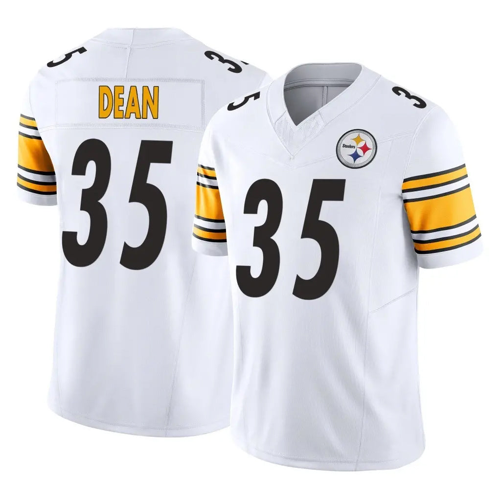 Punc P.Steelers #35 Jamel Dean Player White Limited Vapor F.U.S.E. Home Game Stitched Jerseys