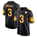 Punc P.Steelers #3 Jaquan Brisker Player Black Color Rush Home Game Stitched Jerseys