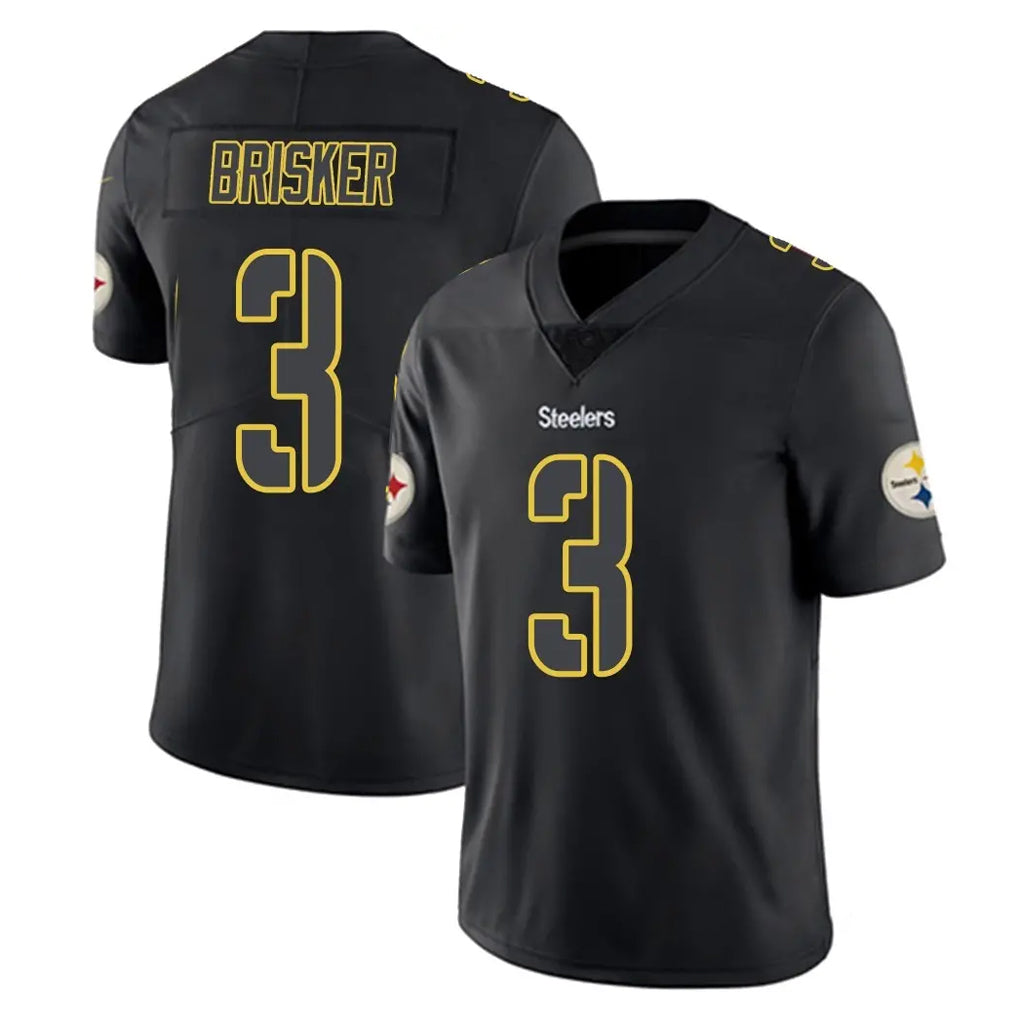 Punc P.Steelers #3 Jaquan Brisker Player Black Impact Limited Home Game Stitched Jerseys