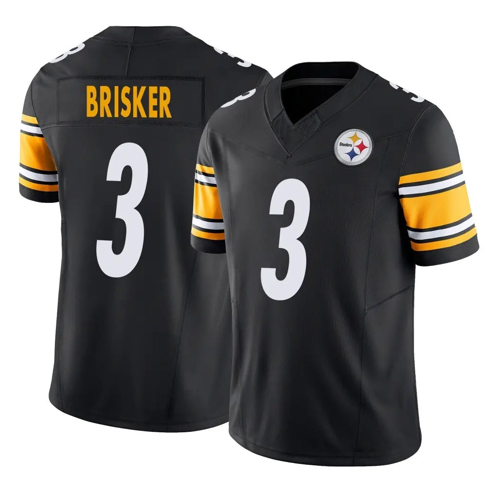 Punc P.Steelers #3 Jaquan Brisker Player Black Limited Vapor F.U.S.E. Home Game Stitched Jerseys