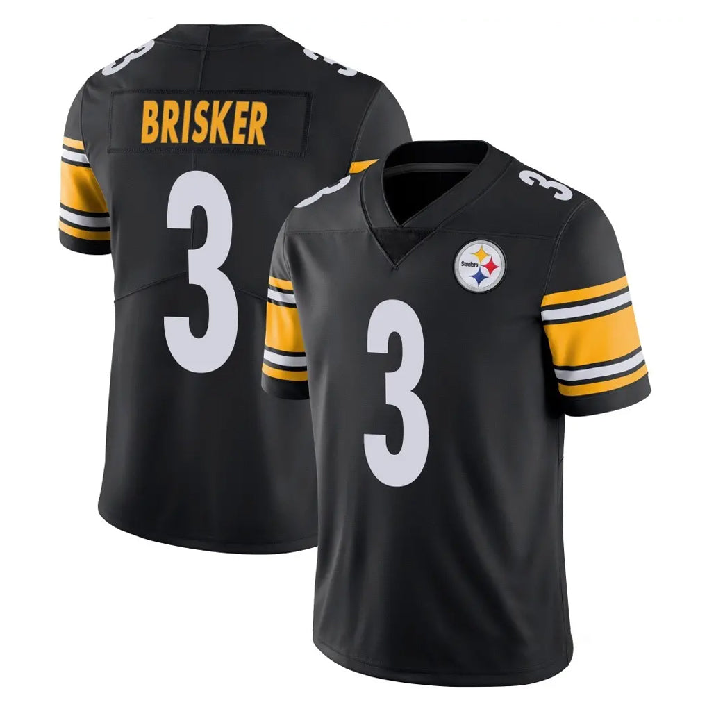 Punc P.Steelers #3 Jaquan Brisker Player Black Limited Vapor Untouchable Home Game Stitched Jerseys