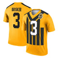 Punc P.Steelers #3 Jaquan Brisker Player Gold Legend Limited 1933 Throwback Performance Home Game Stitched Jerseys