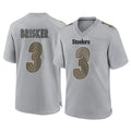 Punc P.Steelers #3 Jaquan Brisker Player Gray Atmosphere Fashion Home Game Stitched Jerseys