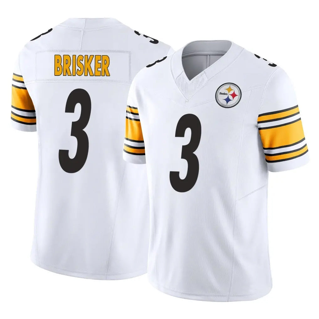 Punc P.Steelers #3 Jaquan Brisker Player White Limited Vapor F.U.S.E. Home Game Stitched Jerseys