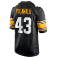 Punc P.Steelers #43 Troy Polamalu Black Retired Player American Stitched Jerseys
