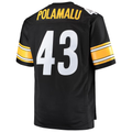 Punc P.Steelers #43 Troy Polamalu Mitchell & Ness Black Big & Tall 2005 Retired Player Replica Jersey