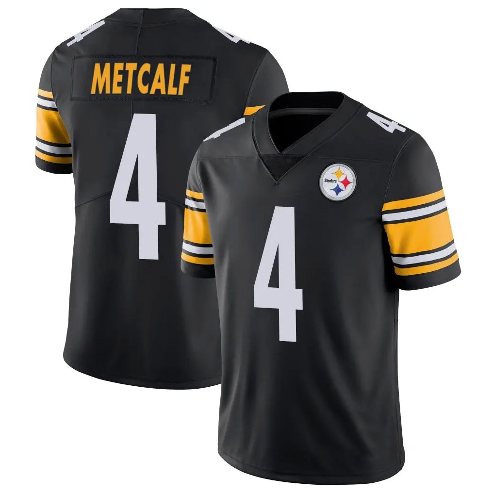 Punc P.Steelers #4 DK Metcalf Player Black Limited Vapor Untouchable Home Game Stitched Jerseys