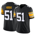 Punc P.Steelers #51 Nick Herbig Player Black Limited Alternate Vapor F.U.S.E. Home Game Stitched Jerseys