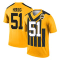 Punc P.Steelers #51 Nick Herbig Player Gold Legend Limited 1933 Throwback Performance Home Game Stitched Jerseys
