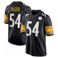 Punc P.Steelers #54 Zach Frazier Player Black Home Game Stitched Jerseys