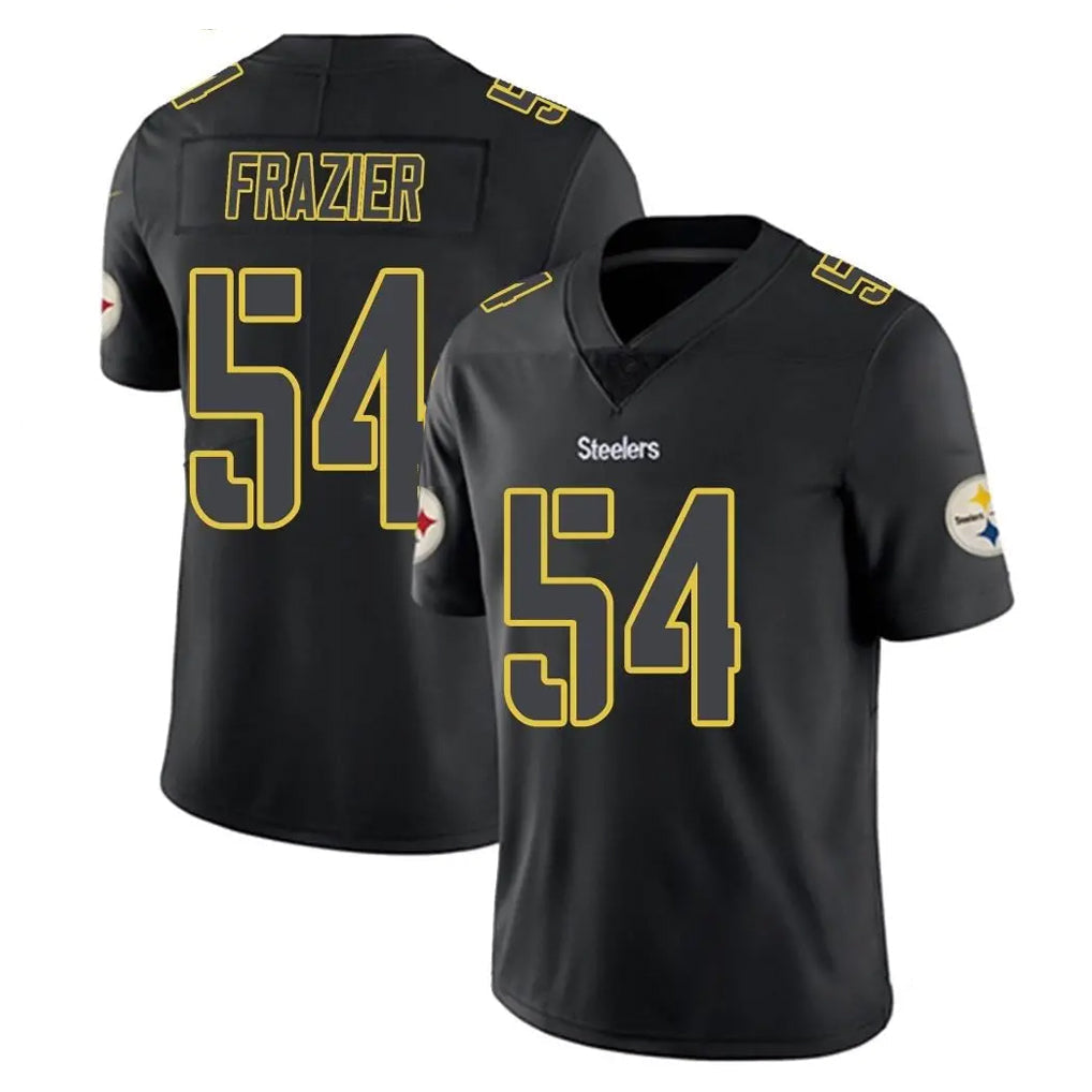 Punc P.Steelers #54 Zach Frazier Player Black Impact Limited Home Game Stitched Jerseys
