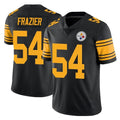 Punc P.Steelers #54 Zach Frazier Player Black Limited Color Rush Home Game Stitched Jerseys