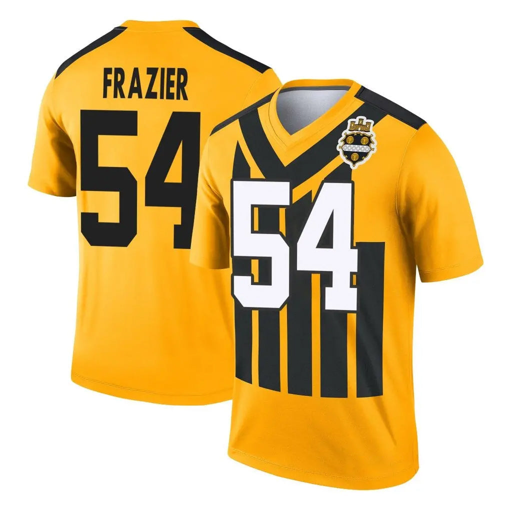 Punc P.Steelers #54 Zach Frazier Player Gold Legend Limited 1933 Throwback Performance Home Game Stitched Jerseys