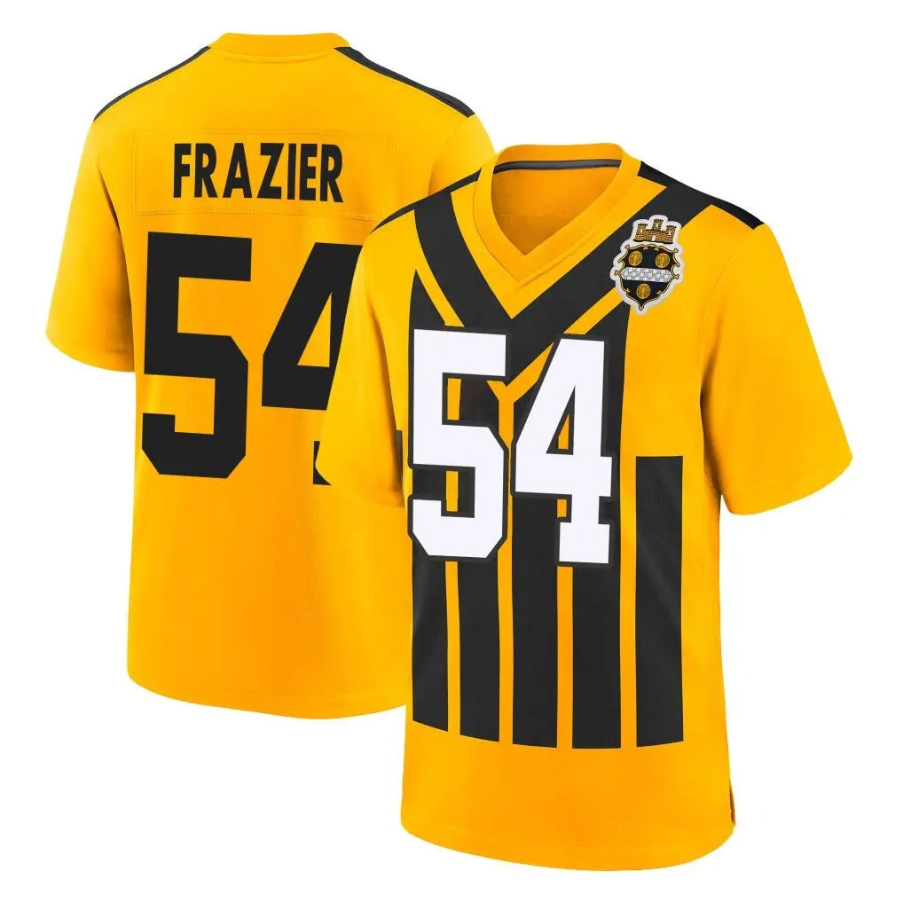 Punc P.Steelers #54 Zach Frazier Player Gold Limited 1933 Throwback Home Game Stitched Jerseys