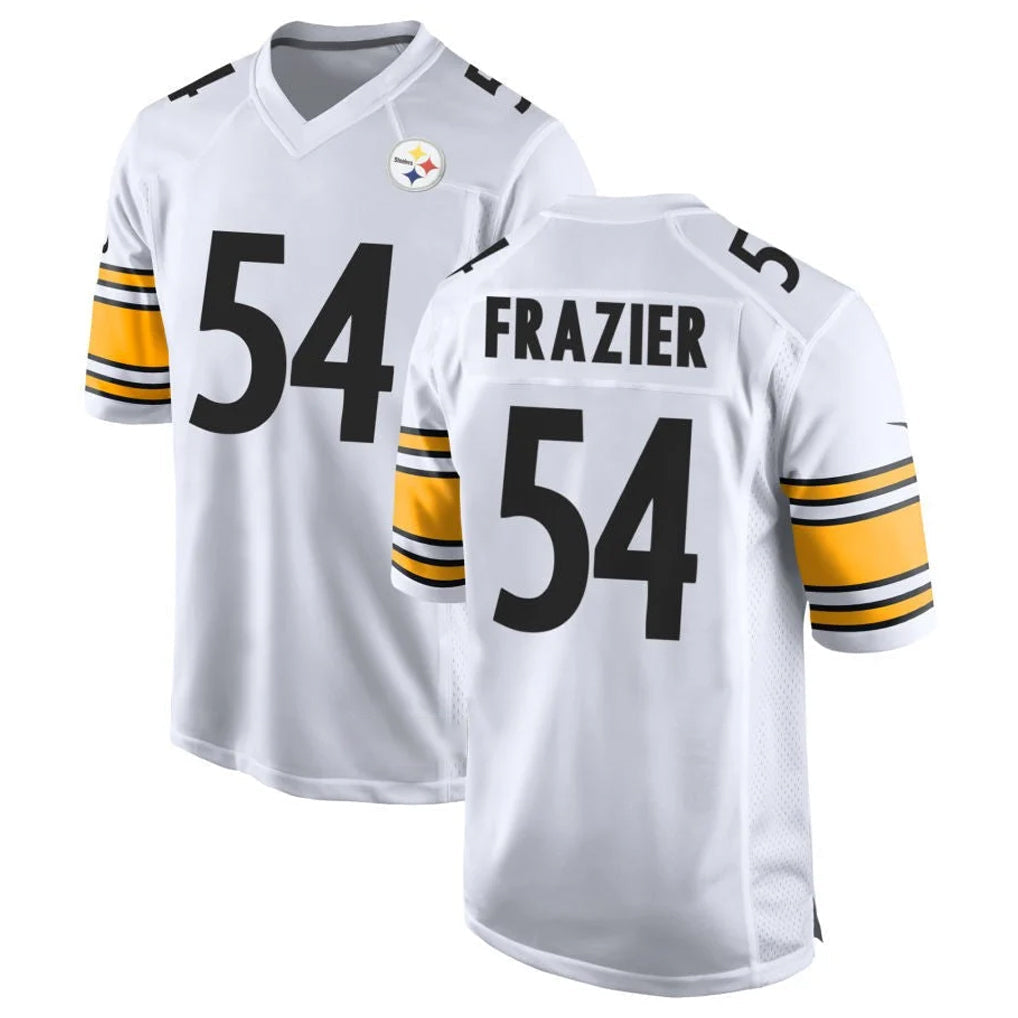 Punc P.Steelers #54 Zach Frazier Player White Home Game Stitched Jerseys