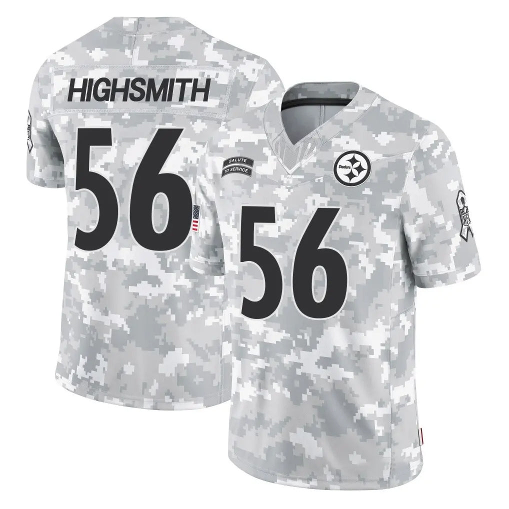 Punc P.Steelers #56 Alex Highsmith Player Arctic Camo Limited Salute To Service Home Game Stitched Jerseys